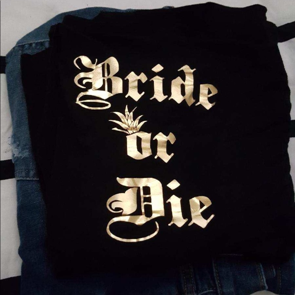 ITZON customized Bride or Die tank top in S/M